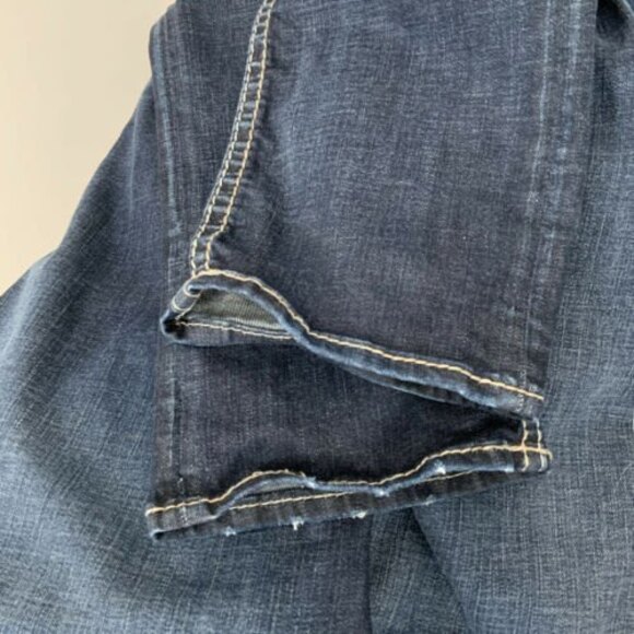 Silver Jeans Co Distressed Suki Straight Leg Blue 29 - Picture 7 of 8